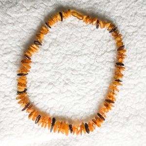 HANDMADE Real Amber Beaded Necklace